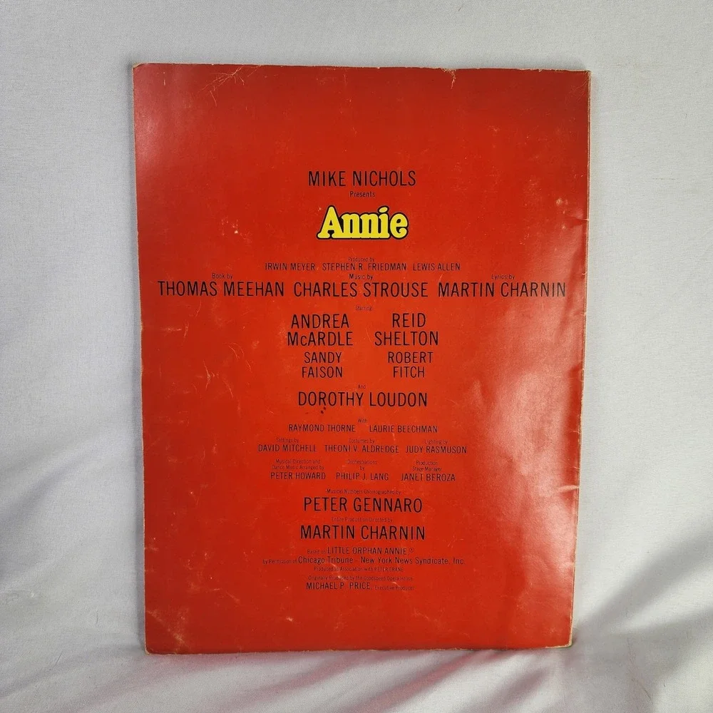 All‎ The Vocal Selections From Annie Song Book Charles Strouse Martin Charnin